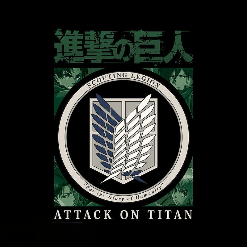 Attack on Titan Scout Legion zwart unisex T-shirt - Fans Geek Storeproduct_type#ABYstyle