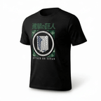 Attack on Titan Scout Legion zwart unisex T-shirt - Fans Geek Storeproduct_type#ABYstyle
