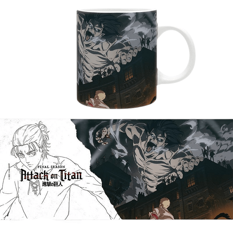 Attack on Titan seizoen 4 Key Art keramische mok – 320 ml - Fans Geek Storeproduct_type#ABYstyle