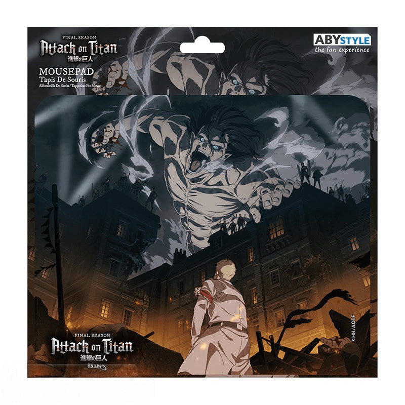 Attack on Titan seizoen 4 muismat – Key Art - Fans Geek Storeproduct_type#ABYstyle