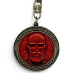 Attack on Titan Sleutelhanger Colossal Titan Medaillon – Metaal - Fans Geek Storeproduct_typeABYstyle