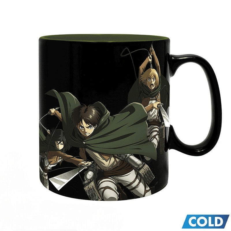 Attack on Titan warmtegevoelige mok met Titan Eren – 460 ml - Fans Geek Storeproduct_type#ABYstyle