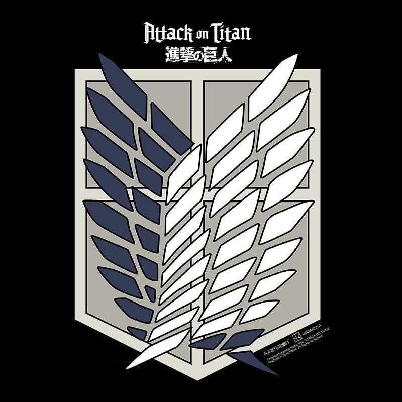 Attack on Titan zwarte katoenen draagtas met Scouts-embleem - Fans Geek Storeproduct_type#ABYstyle