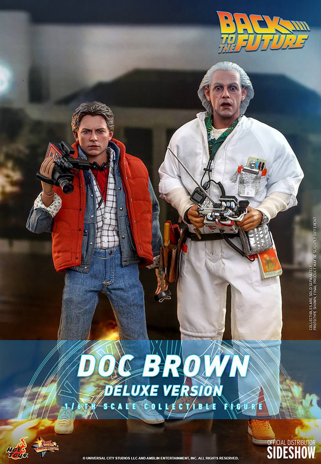 Back to the Future: Deluxe Doc Brown 1:6 Scale Figure - Fans Geek Store