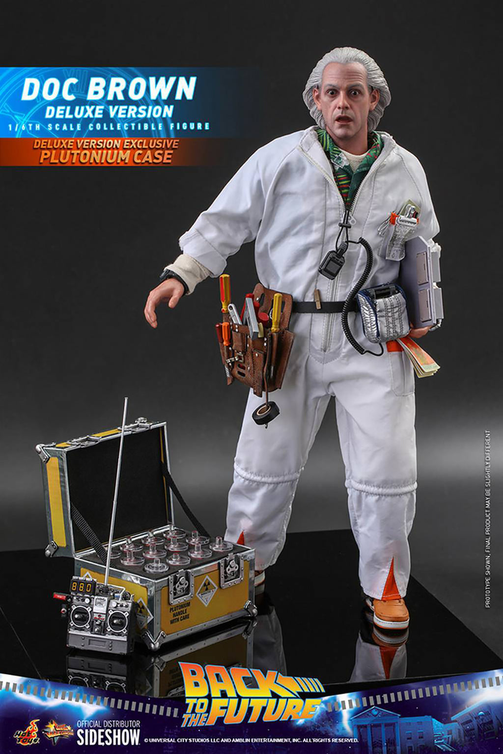 Back to the Future: Deluxe Doc Brown 1:6 Scale Figure - Fans Geek Store