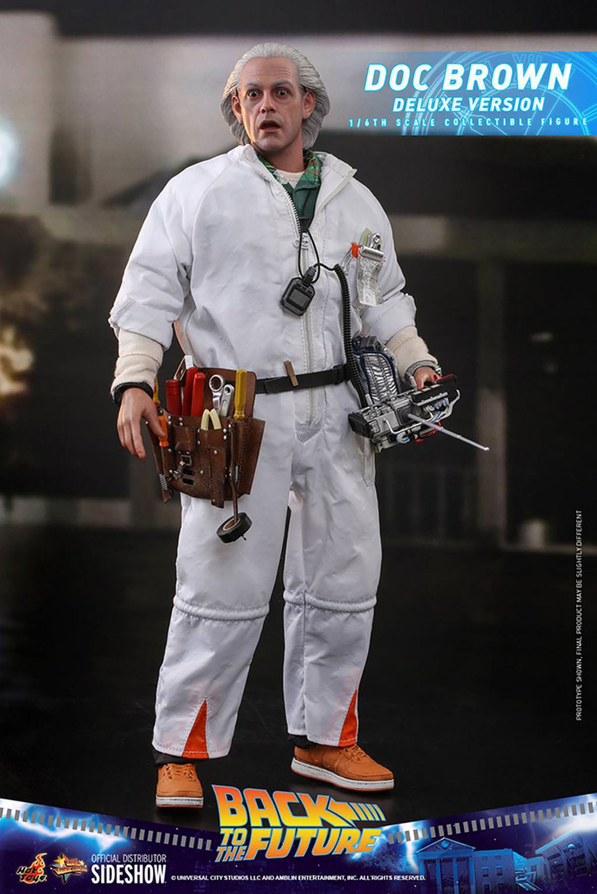 Back to the Future: Deluxe Doc Brown 1:6 Scale Figure - Fans Geek Store