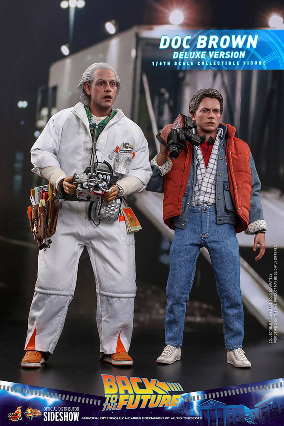 Back to the Future: Deluxe Doc Brown 1:6 Scale Figure - Fans Geek Store