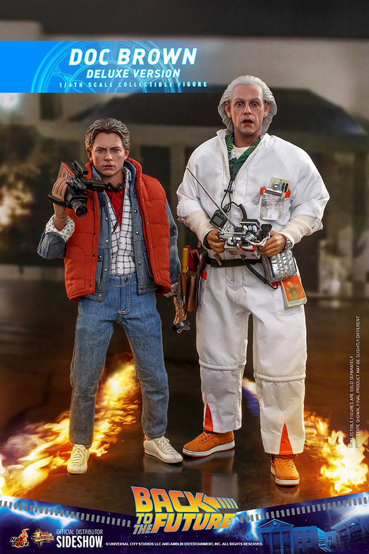 Back to the Future: Deluxe Doc Brown 1:6 Scale Figure - Fans Geek Store