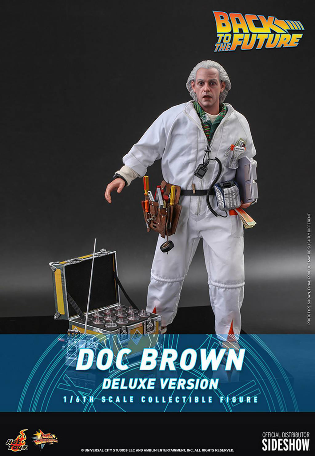 Back to the Future: Deluxe Doc Brown 1:6 Scale Figure - Fans Geek Store