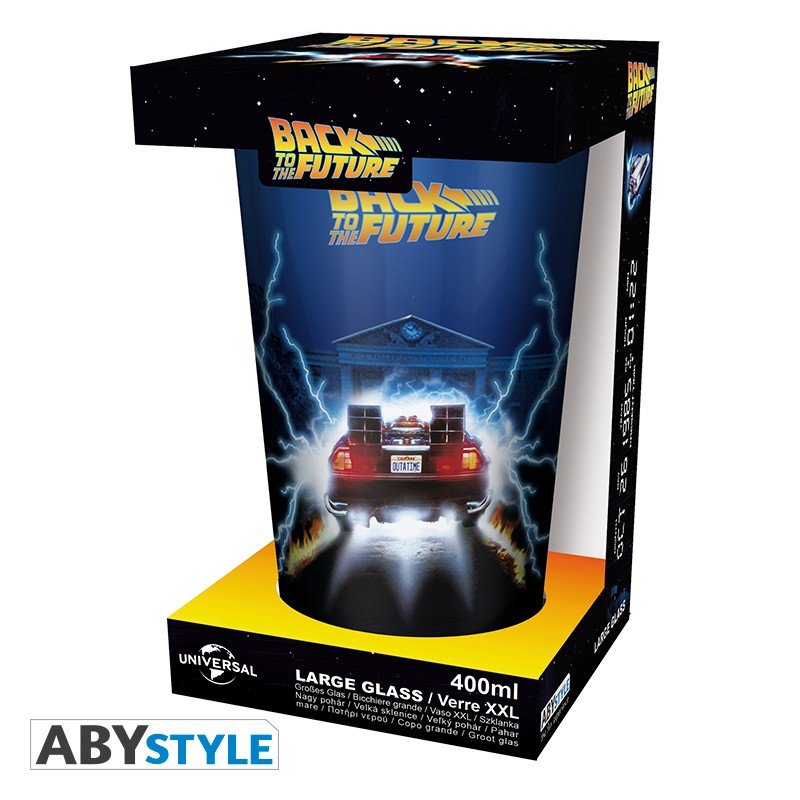 Back to the Future Drinkglas DeLorean 400 ml - Fans Geek Storeproduct_typeAbysse