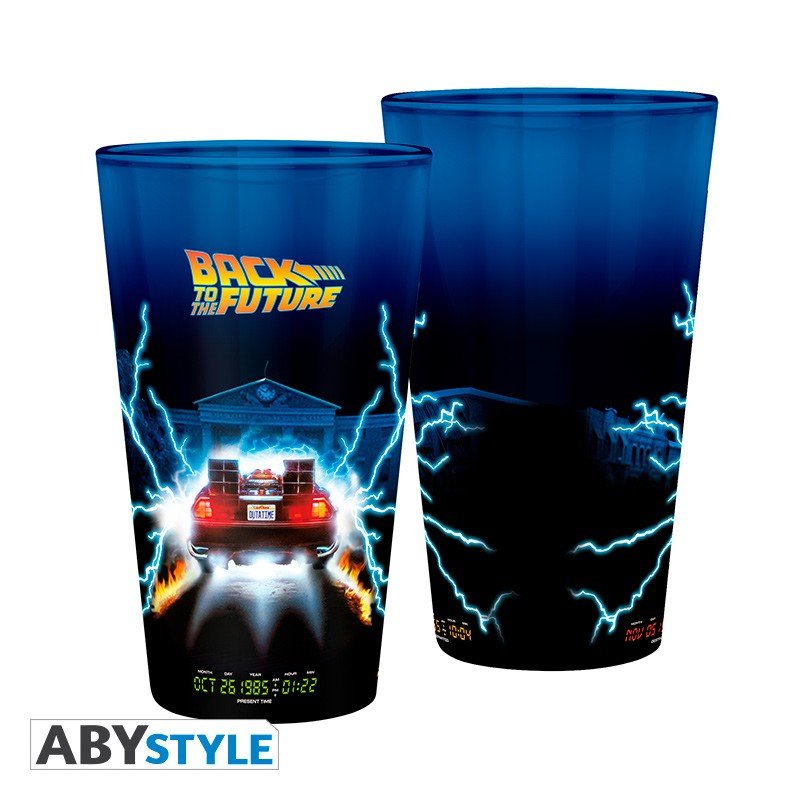 Back to the Future Drinkglas DeLorean 400 ml - Fans Geek Storeproduct_typeAbysse