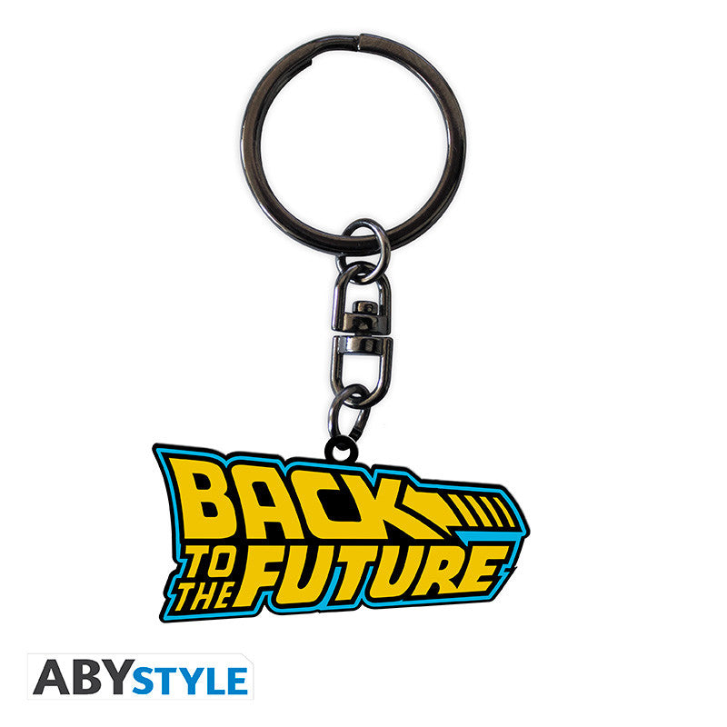 Back to the Future Sleutelhanger Logo ABYstyle Metaal 5x2.5cm