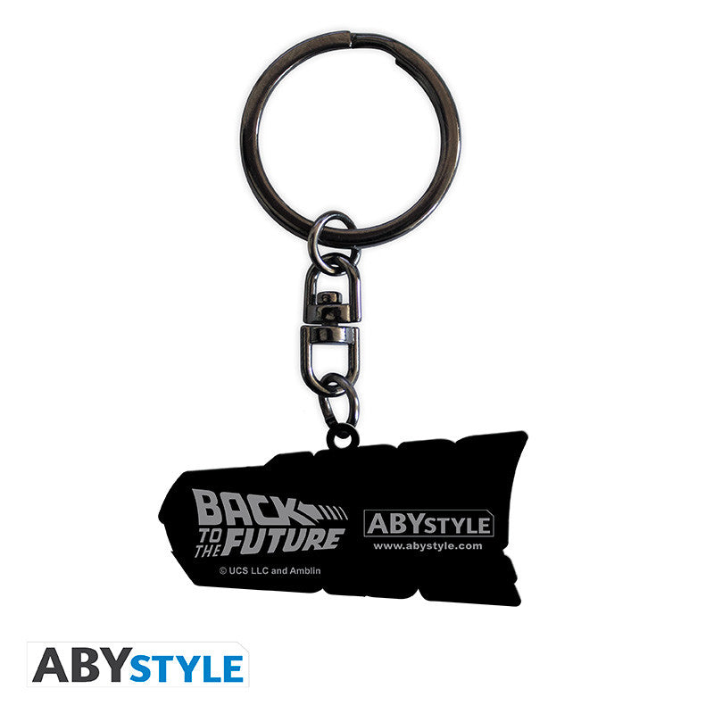 Back to the Future Sleutelhanger Logo ABYstyle Metaal 5x2.5cm