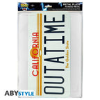 Back to the Future Metalen Bord OUTATIME 19x38 cm - Fans Geek Storeproduct_typeAbysse