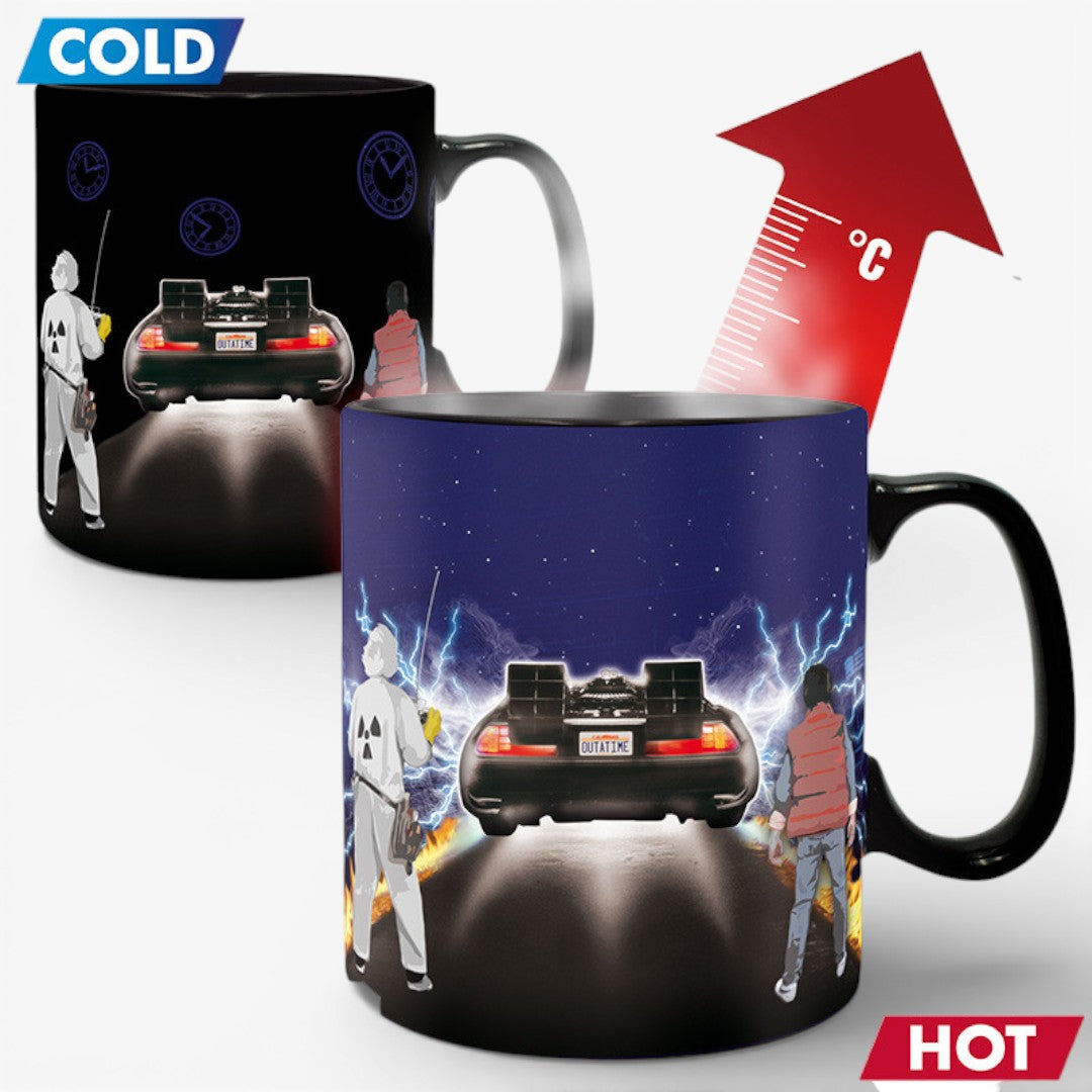 BACK TO THE FUTURE - Mug Heat Change - 460 ml "Time Machine"