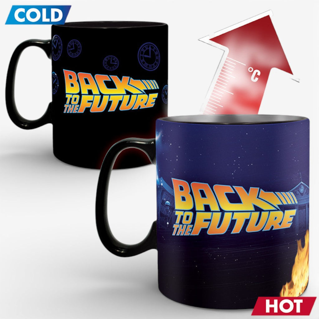 BACK TO THE FUTURE - Mug Heat Change - 460 ml "Time Machine"