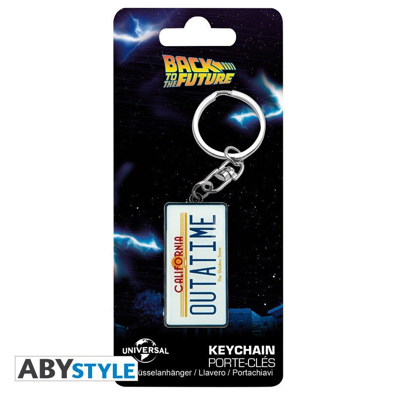 Back to the Future Sleutelhanger OUTATIME - Fans Geek Storeproduct_typeABYstyle