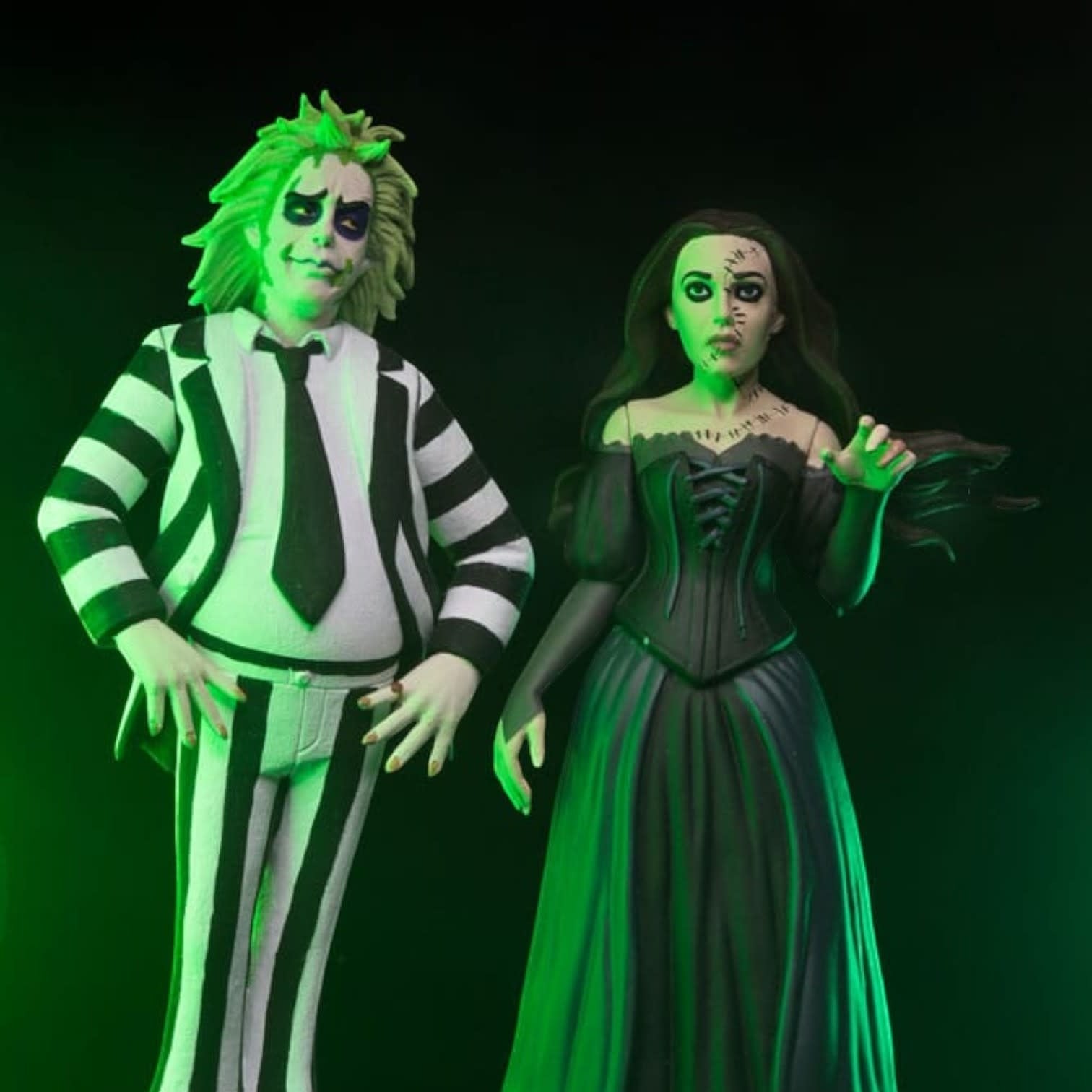 Beetlejuice Beetlejuice Toony Terrors Action Figure 2 - Pack Beetlejuice & Delores 15 cm - Fans Geek Store
