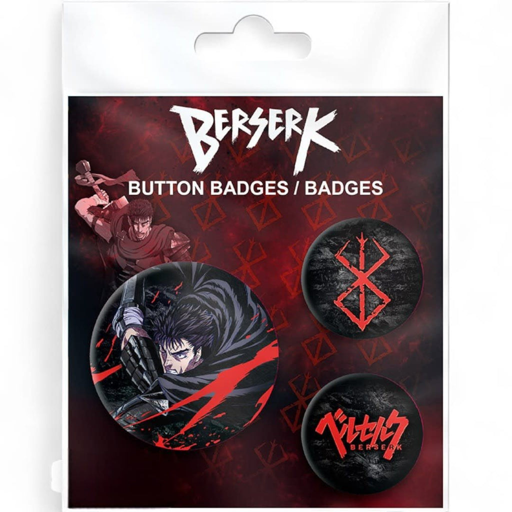 BERSERK - Badge Pack - Guts - Fans Geek Store
