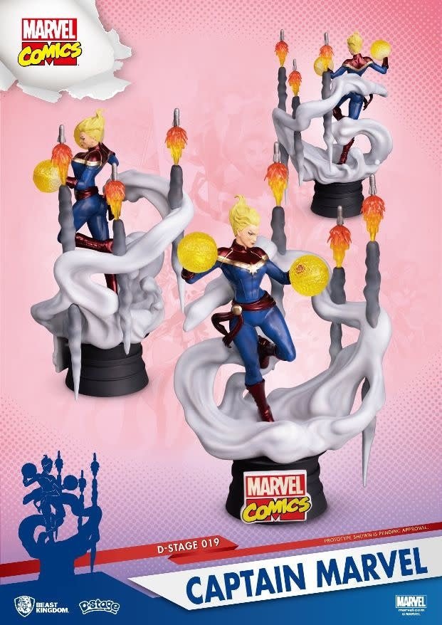 Marvel: D - Stage - Captain Marvel PVC Diorama - Fans Geek Store