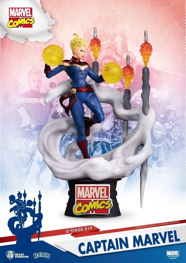 Marvel: D - Stage - Captain Marvel PVC Diorama - Fans Geek Store