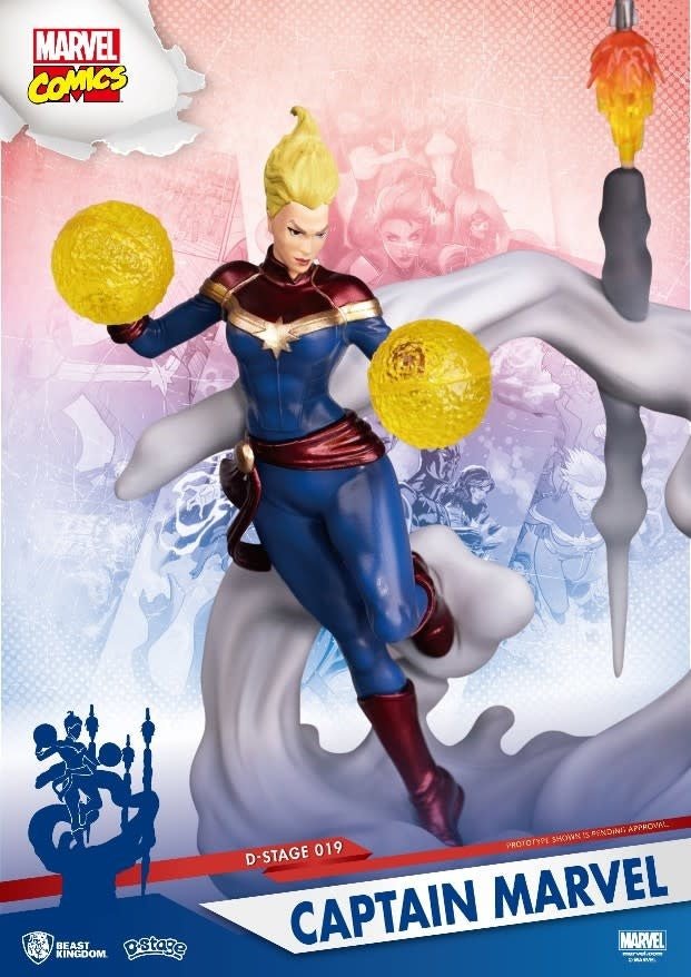Marvel: D - Stage - Captain Marvel PVC Diorama - Fans Geek Store