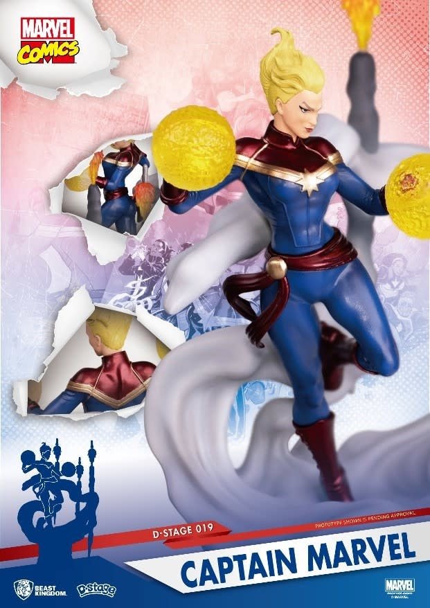 Marvel: D - Stage - Captain Marvel PVC Diorama - Fans Geek Store