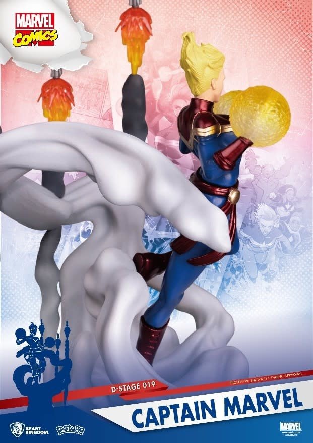 Marvel: D - Stage - Captain Marvel PVC Diorama - Fans Geek Store