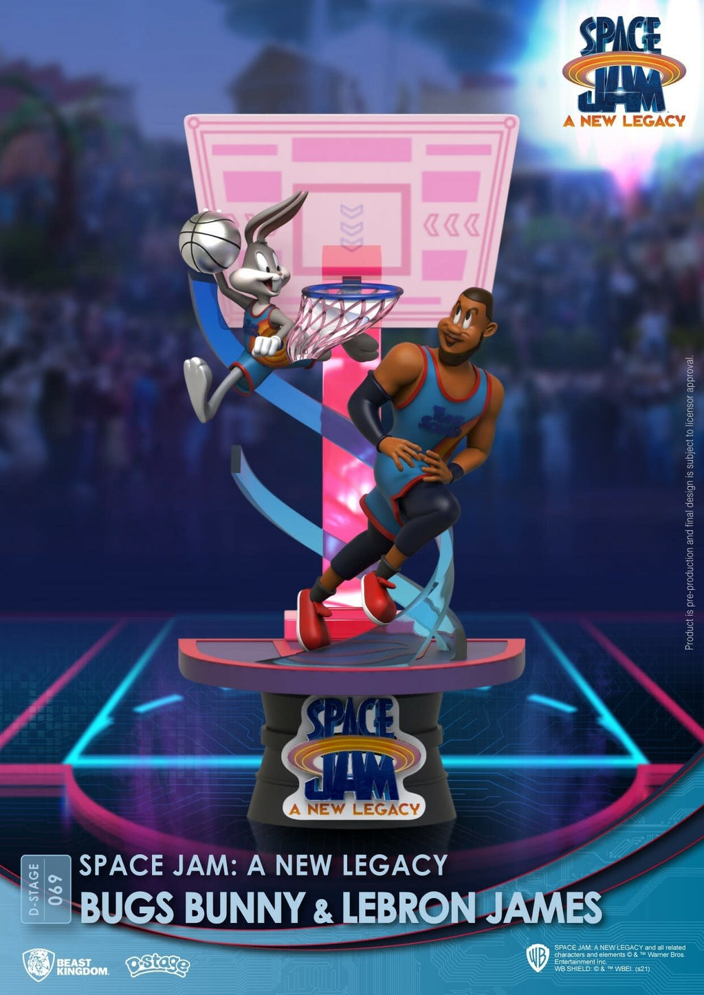 Space Jam 2: Bugs Bunny and LeBron James PVC Diorama - Fans Geek Store