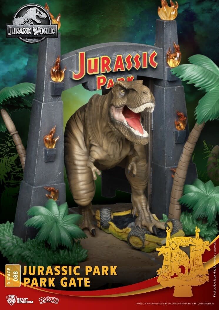 Jurassic Park: Park Gate PVC Diorama - Fans Geek Store