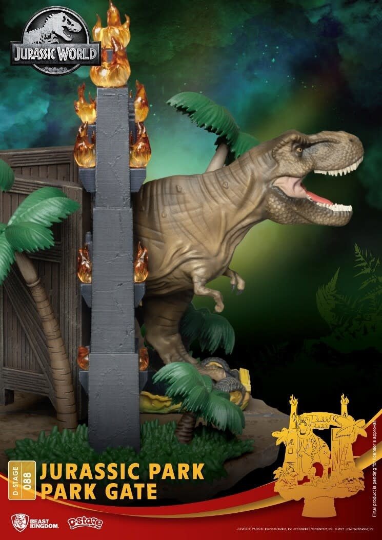 Jurassic Park: Park Gate PVC Diorama - Fans Geek Store