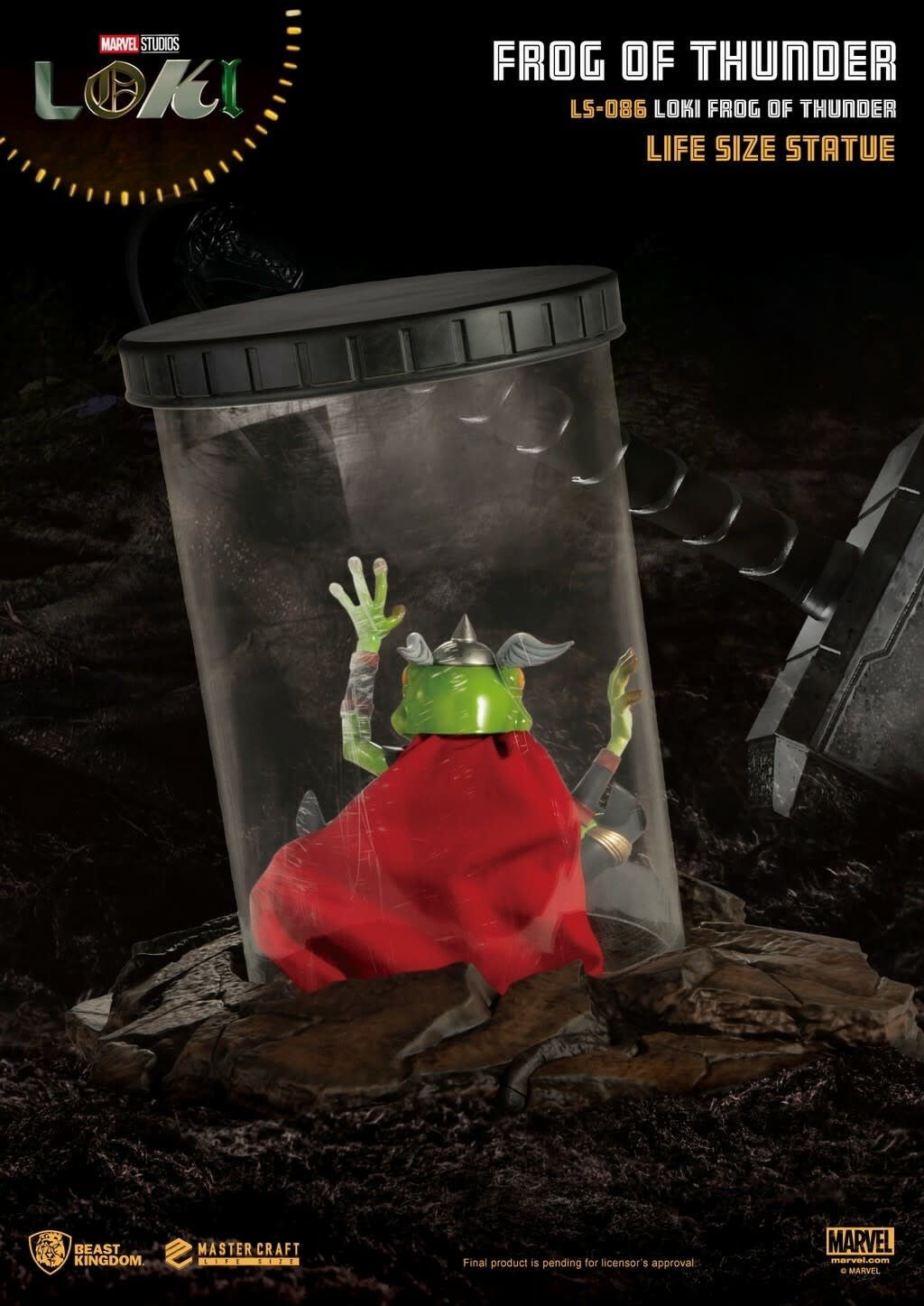 Marvel: Loki - Frog of Thunder 1:1 Scale Statue - Fans Geek Store