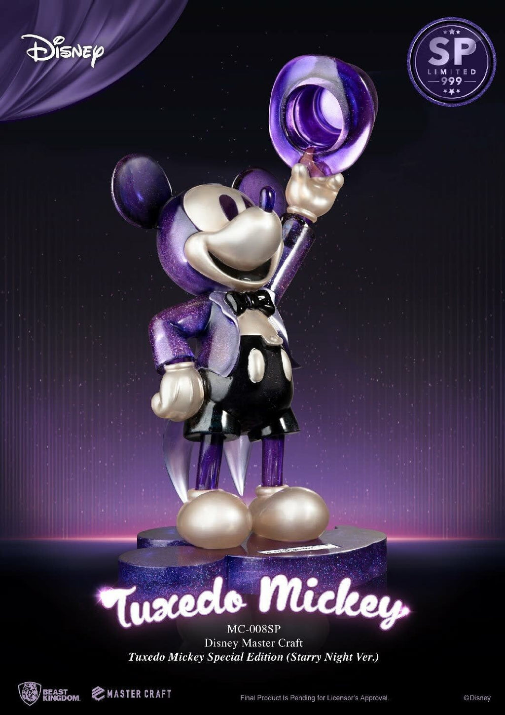 Disney: Master Craft Tuxedo Mickey Starry Night Version Statue - Fans Geek Store