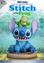 Disney: Lilo and Stitch - Master Craft Stitch with Frog Statue - Fans Geek Store