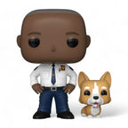 Brooklyn Nine - Nine POP! TV Vinyl Figure Cpt Holt w/dog 9 cm - Fans Geek Store