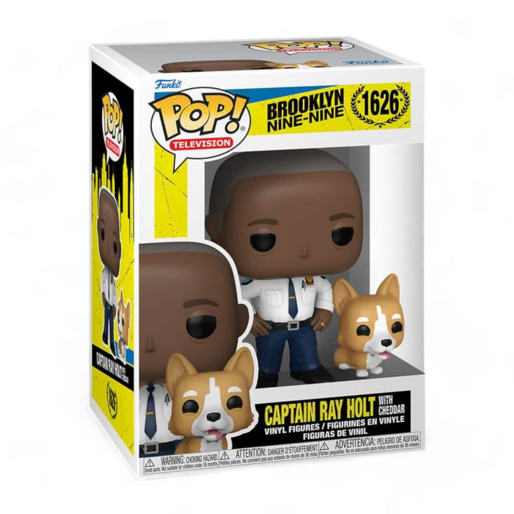 Brooklyn Nine - Nine POP! TV Vinyl Figure Cpt Holt w/dog 9 cm - Fans Geek Store