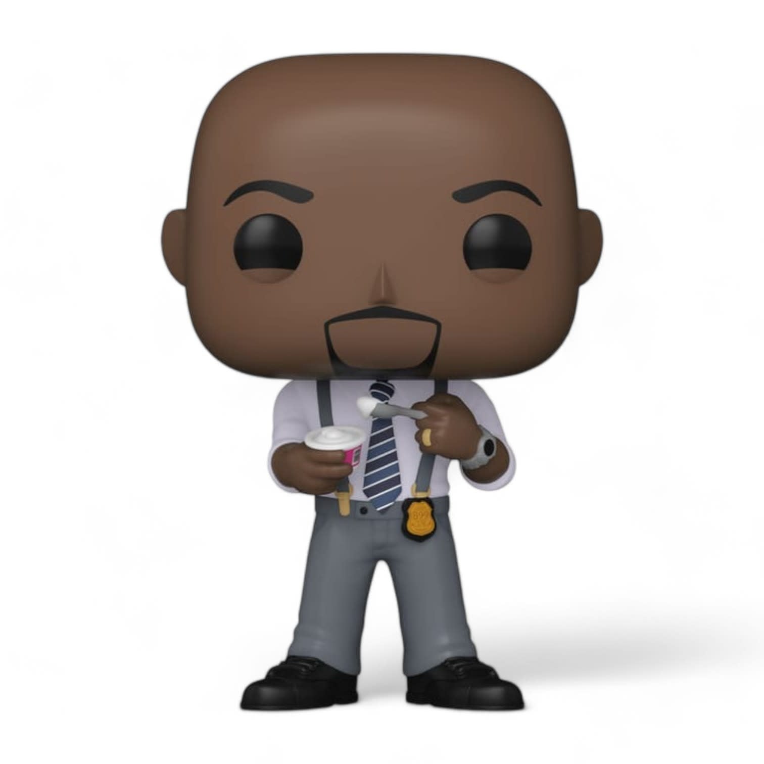 Brooklyn Nine - Nine POP! TV Vinyl Figure Terry w/ yogurt 9 cm - Fans Geek Store