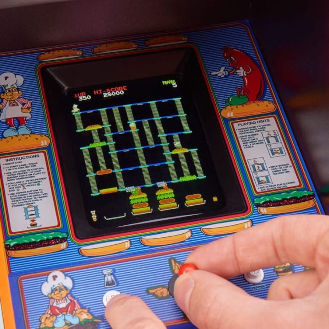 Burger Time Quarter Arcade Machine 44 cm - Fans Geek Store