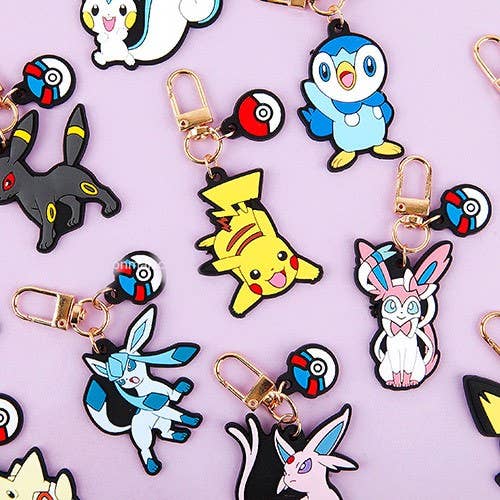 Pokémon Characters Sleutelhanger & Tashanger Charm Variety Pack