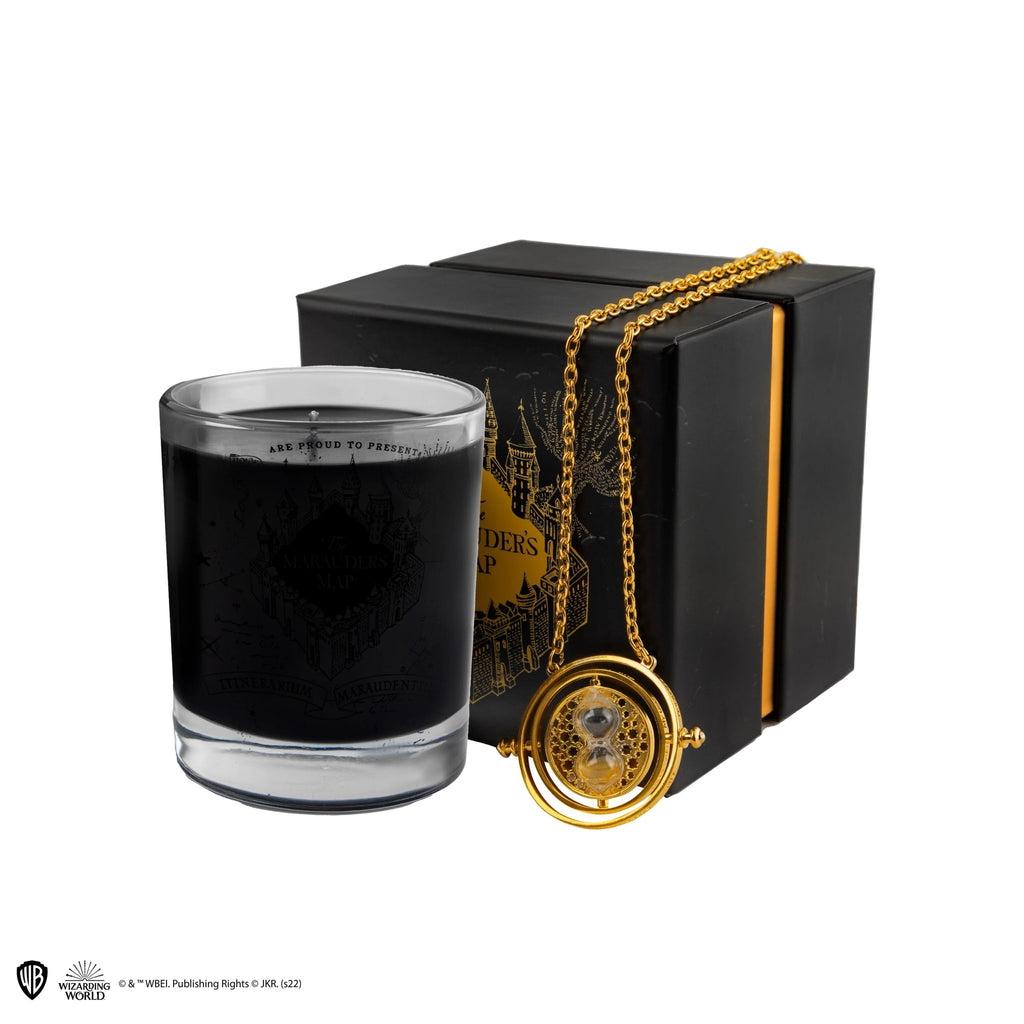 Marauder’s Map candle with Time turner necklace - Harry Potter - Fans Geek Store