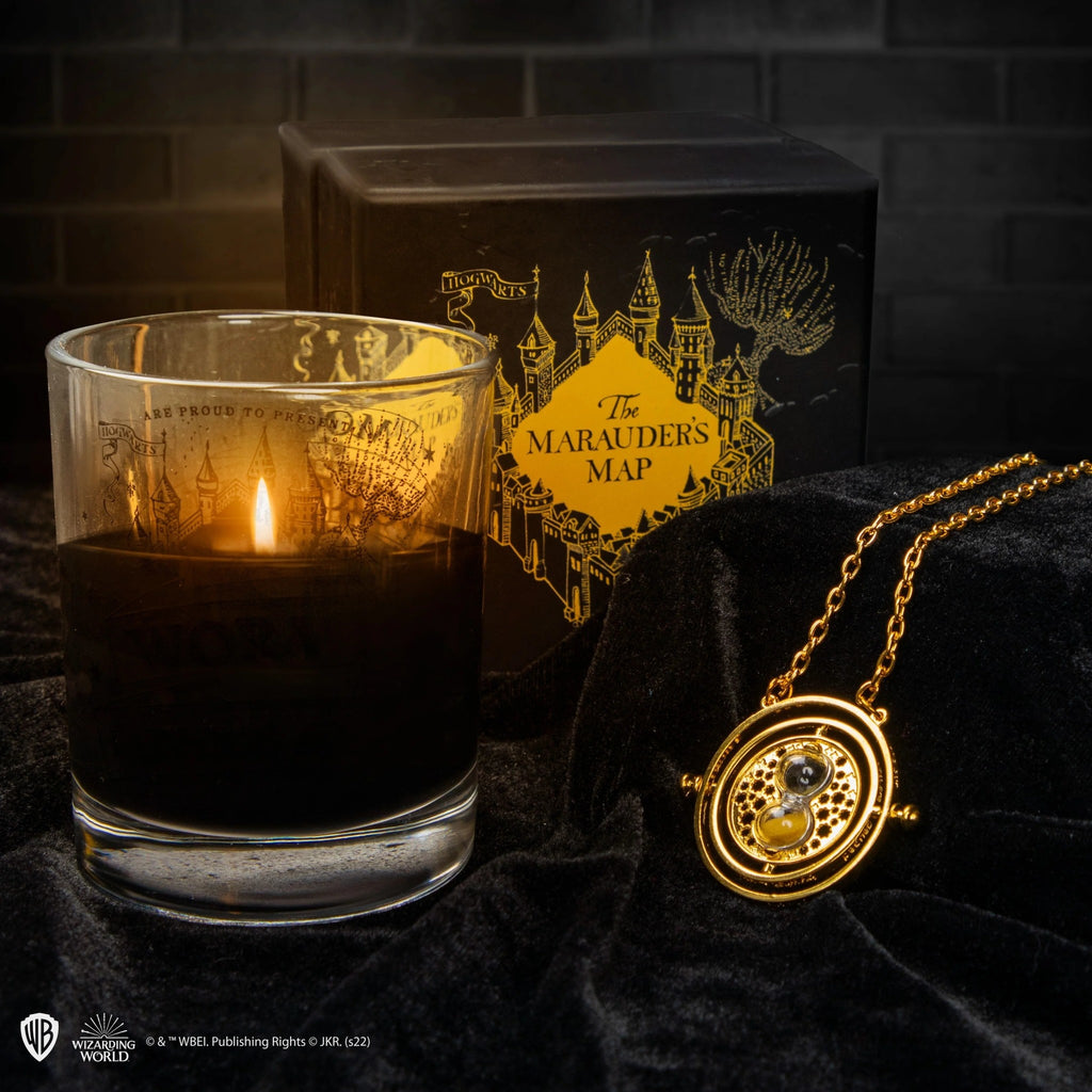 Marauder’s Map candle with Time turner necklace - Harry Potter - Fans Geek Store