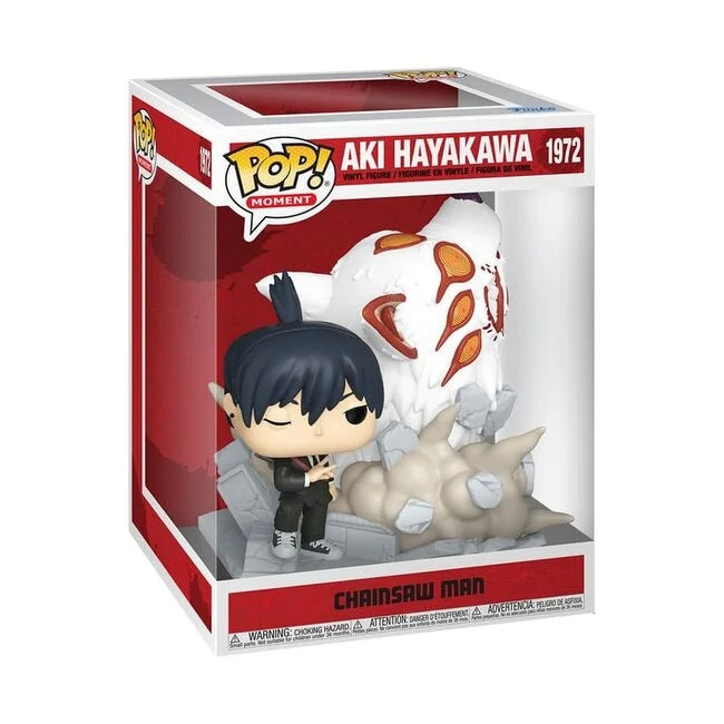 Funko POP! Moments Chainsaw Man – Aki Hayakawa met Fox Devil (9 cm)