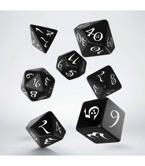 Classic RPG Dobbelsteenset Zwart & Wit - 7 Stuks - Fans Geek Storeproduct_typeQ Workshop