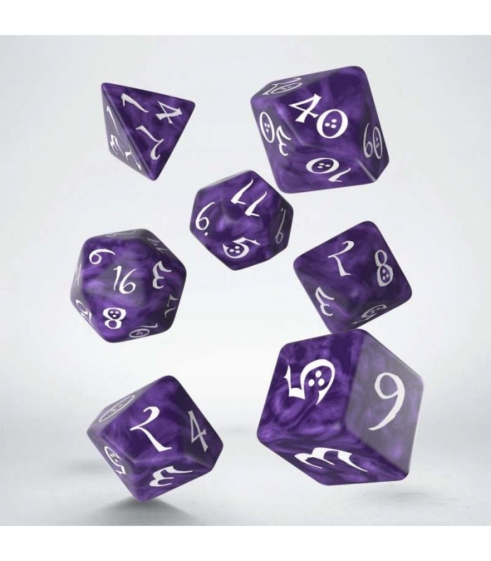 Classic RPG Dobbelstenenset Paars & Wit - 7 Stuks - Fans Geek Storeproduct_typeQ Workshop