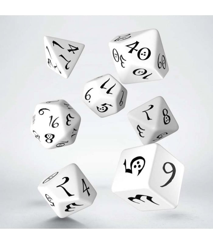Classic RPG Dobbelstenenset Zwart & Wit - 7 Stuks - Fans Geek Storeproduct_typeQ Workshop