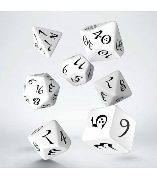 Classic RPG Dobbelstenenset Zwart & Wit - 7 Stuks - Fans Geek Storeproduct_typeQ Workshop