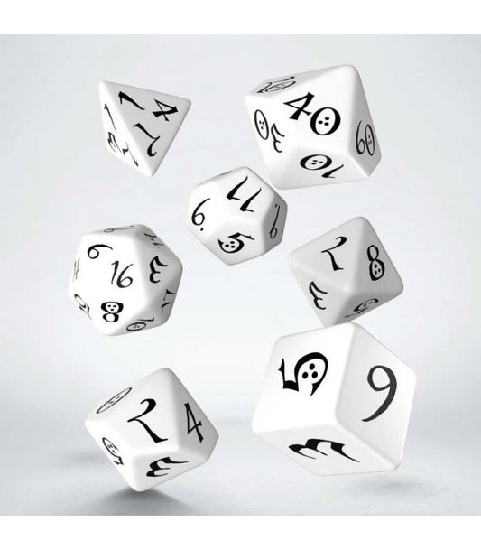 Classic RPG Dobbelstenenset Zwart & Wit - 7 Stuks - Fans Geek Storeproduct_typeQ Workshop