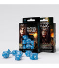 Classic Runic Dobbelstenenset Blauw & Wit - 7 Stuks - Fans Geek Storeproduct_typeQ Workshop