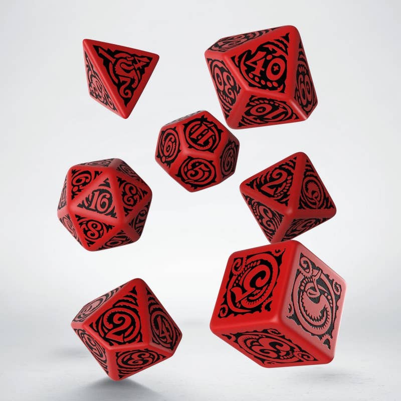 Coc The Outer Gods Nyarlathotep Dobbelset rood en zwart - Fans Geek Storeproduct_typeCardshouse