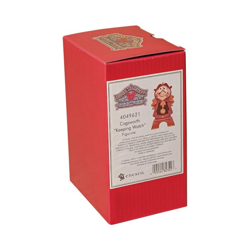 Cogsworth Keeping Watch Beeldje – Disney Traditions by Jim Shore | Belle en het Beest - Fans Geek Storeproduct_typeDisney Traditions